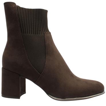 MARCO TOZZI 25392 ANKLE BOOT - BROWN SUEDE